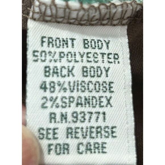 Patchington Women's Short Sleeve Shirt Side Tie Tie-Dye Print Size Medium - Picture 4 of 5